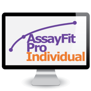 Picture of Six Months Assayfit Pro Curve Fitting Individual Key